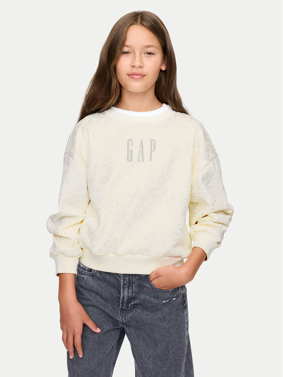 

Толстовка обычного кроя 628718 Gap, экрю