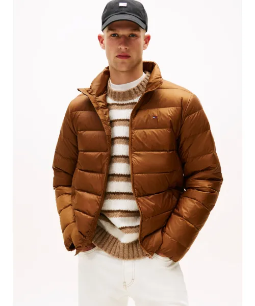 

Пуховик Regular fit Tommy Jeans, коричневый