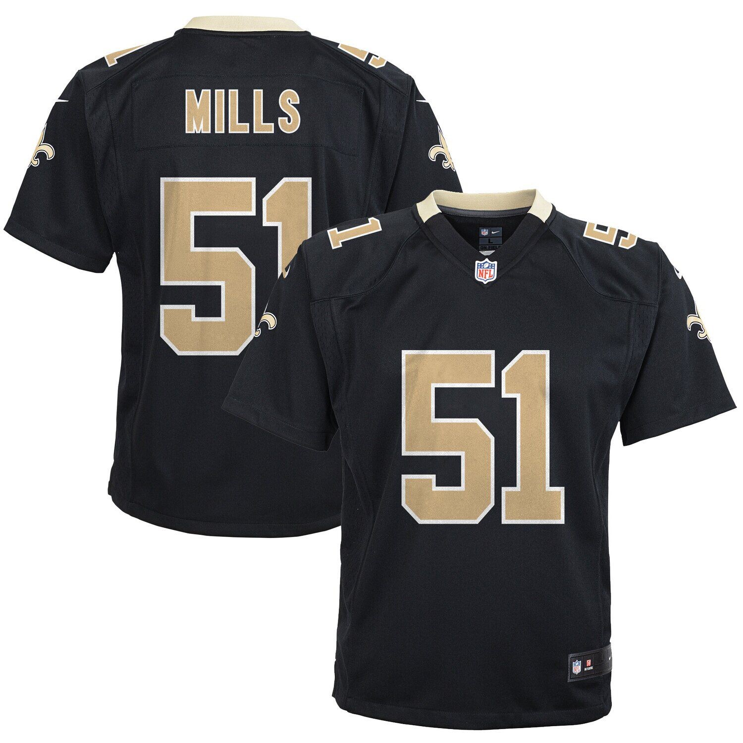 

Молодежная черная футболка Nike Sam Mills New Orleans Saints для пенсионеров Nike, Черный, Молодежная черная футболка Nike Sam Mills New Orleans Saints для пенсионеров Nike
