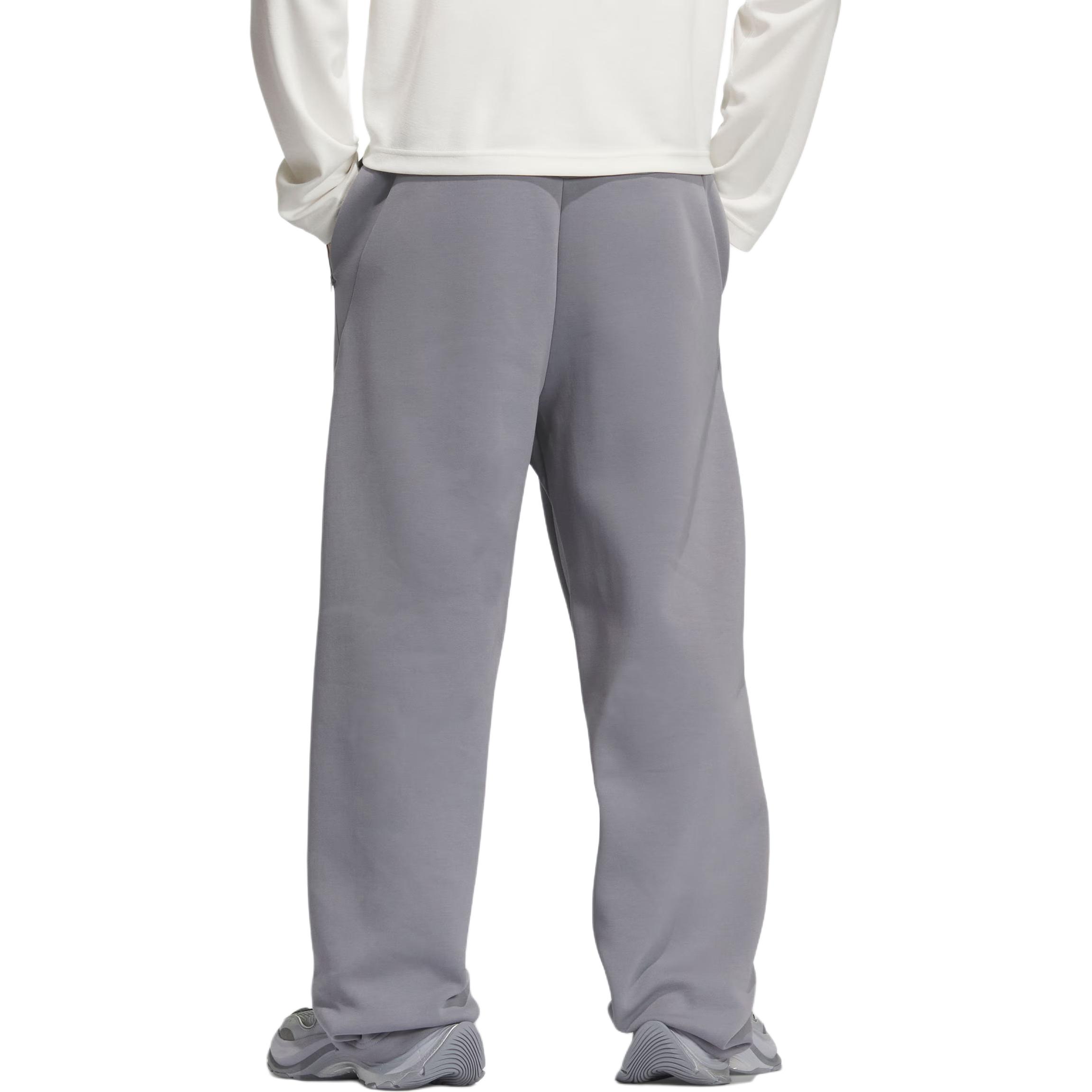 Брюки спортивные FOS SS25 KNIT TRACKSUIT BOTTOMS мужские Adidas, светло-серый — фото 3
