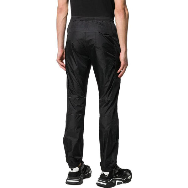 Брюки men's ss22 solid color label elastic waistband sports pants/trousers/joggers version black Off-White, черный — фото 3