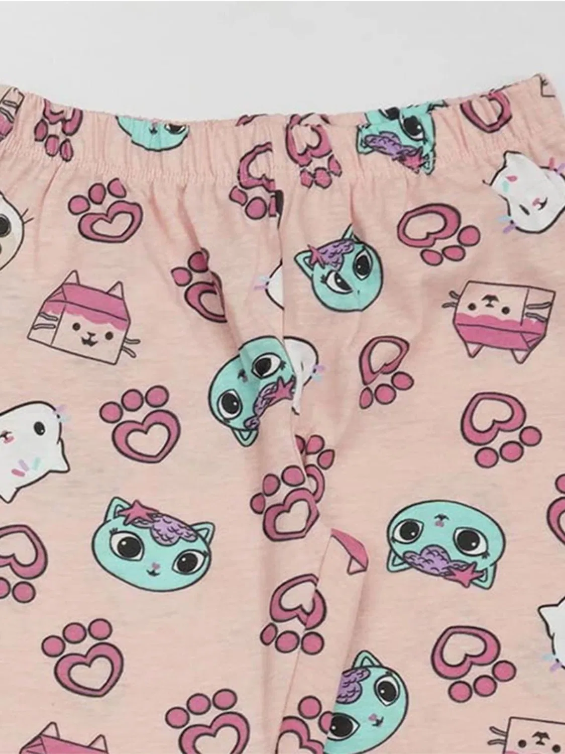 Пижама Cerdá Gabby's Dollhouse Pyjama Set Kids - Pink - Long Sleeve Sleepwear with Pants в вишнево-красном цвете — фото 3