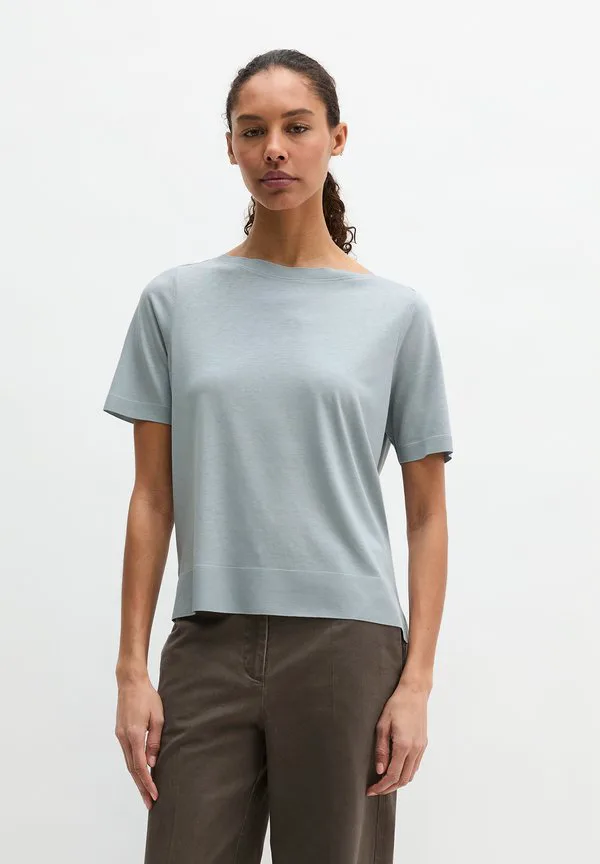 

Роскошная базовая футболка Marc O'Polo, Grey Horizon, Серый, Роскошная базовая футболка Marc O'Polo, Grey Horizon