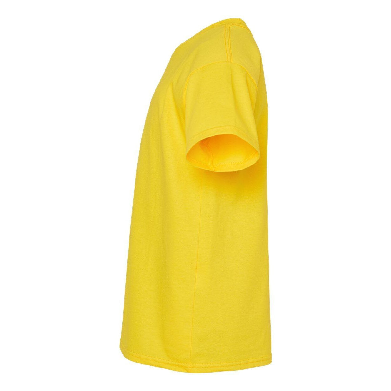 Молодежная футболка Hanes Essential-T, цвет Athletic Yellow — фото 2