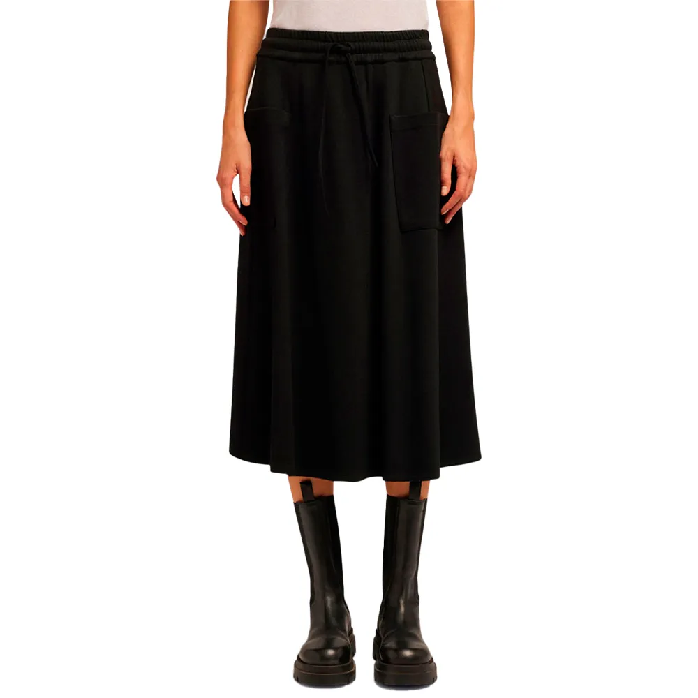 

Юбка Sundek High waist midi skirt, черный
