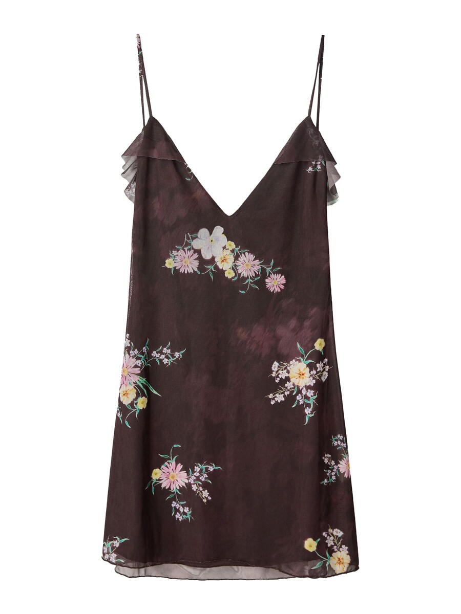 

Летнее платье Bershka, цвет Aubergine