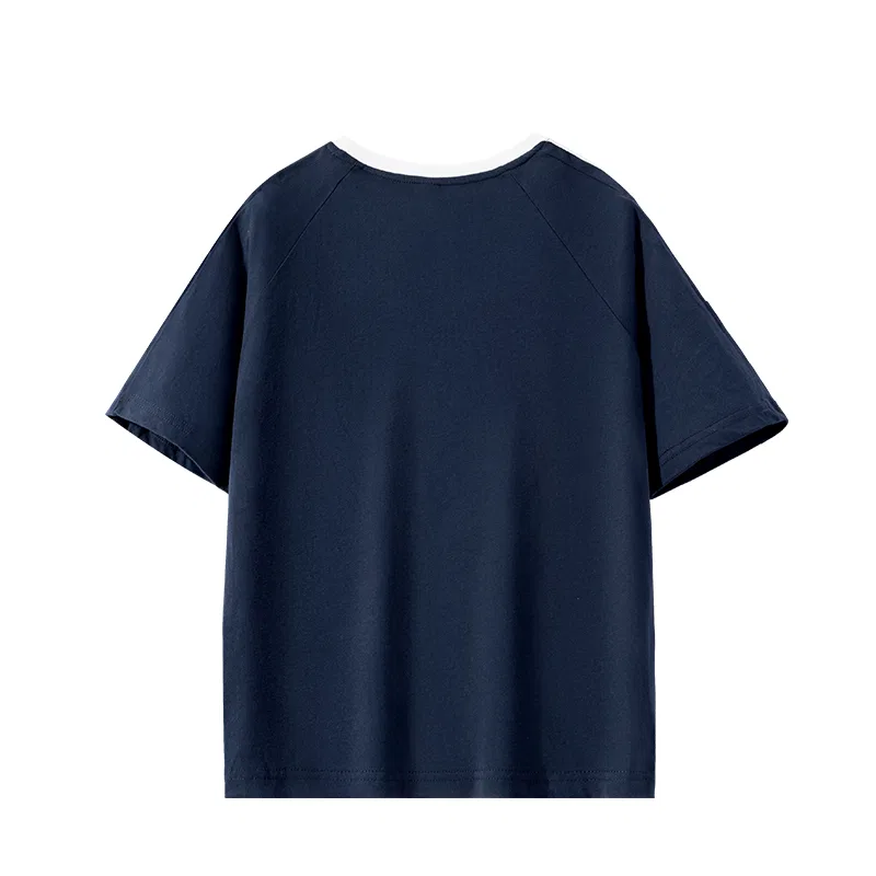 Детский спортивный костюм с круглым вырезом PEAK Navy Blue/PK Blue and White Striped-Black/PK Blue Label Silicone K — фото 3