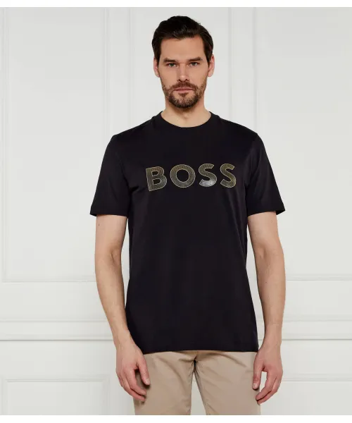 

Футболка с логотипом tl Regular fit Boss Green, черный