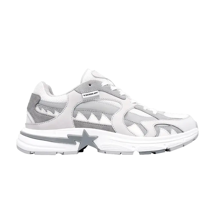 Кроссовки BAPE Wmns Shark Sta White, белый