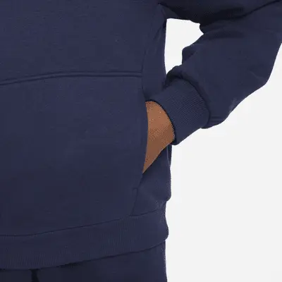 Худи Nike Sportswear Club Fleece, темно-синий — фото 4