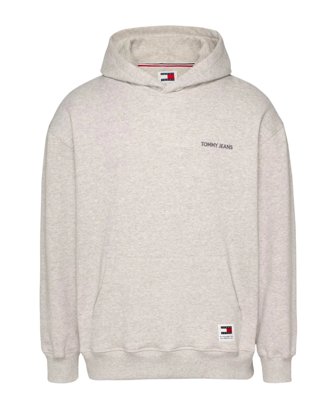 

Толстовка Tjm в классическом стиле, свободного кроя. Tommy Jeans, серый