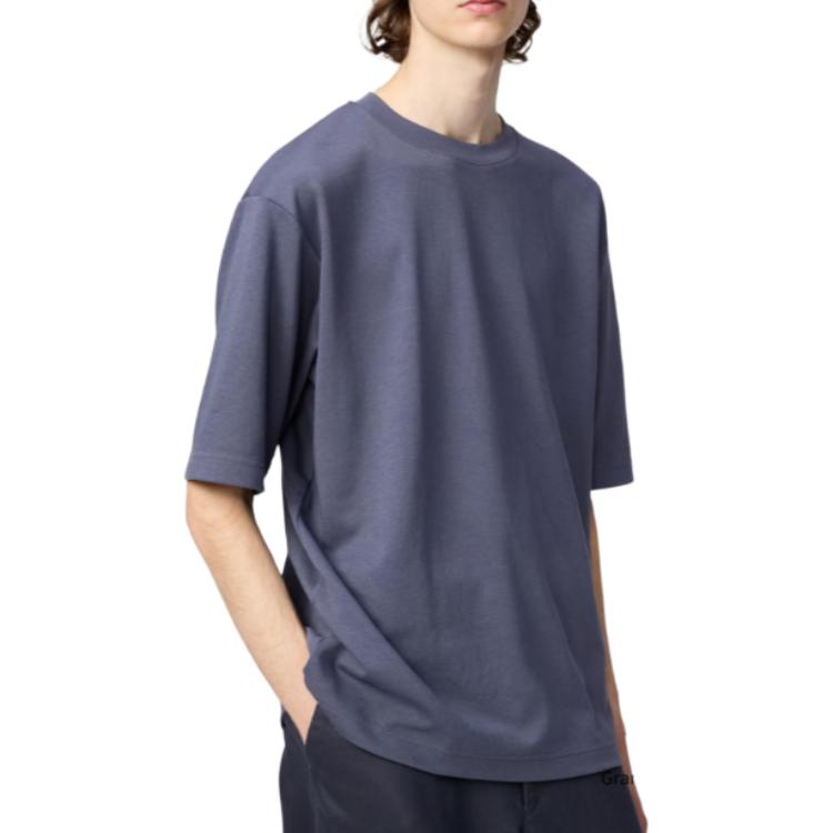 

Футболка мужская UNIQLO синяя, Синий, Футболка мужская UNIQLO синяя