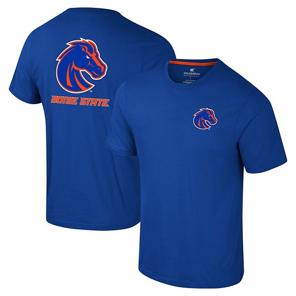 

Мужская футболка royal boise state broncos logo lockup 2-hit active blend Colosseum