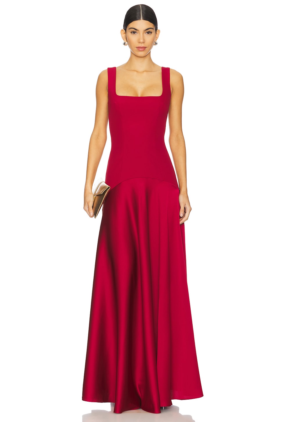 

Платье "By marianna sidney gown" от L'Academie, oxblood