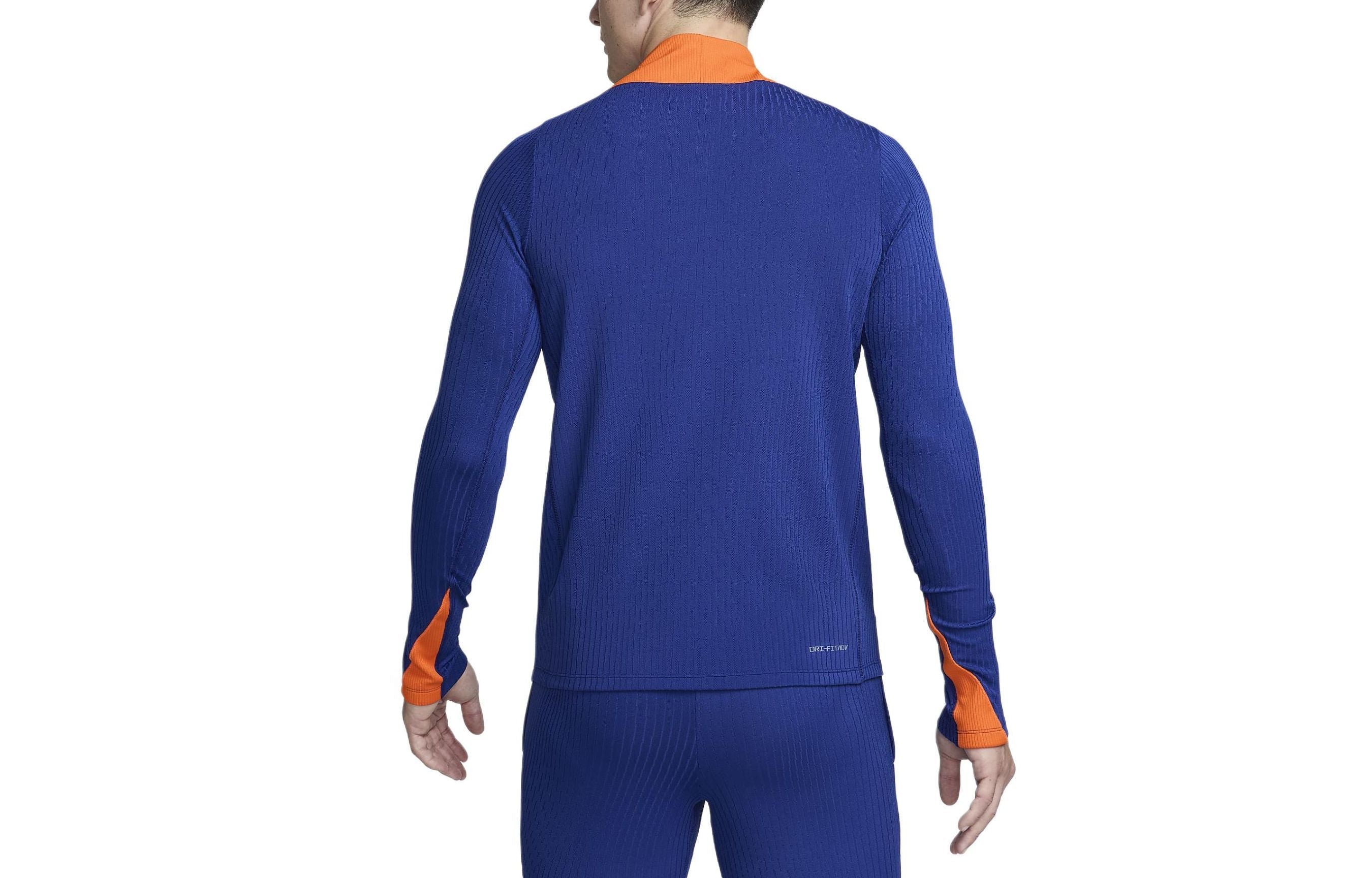 Спортивный топ Nike Dri-FIT ADV Soccer Netherlands Strike Elite Knit Drill Top 'Royal Blue' FJ1931-455, синий — фото 2