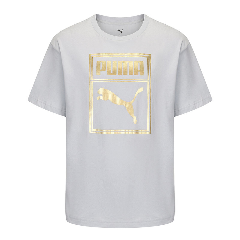 

Футболка унисекс серая PUMA, серый