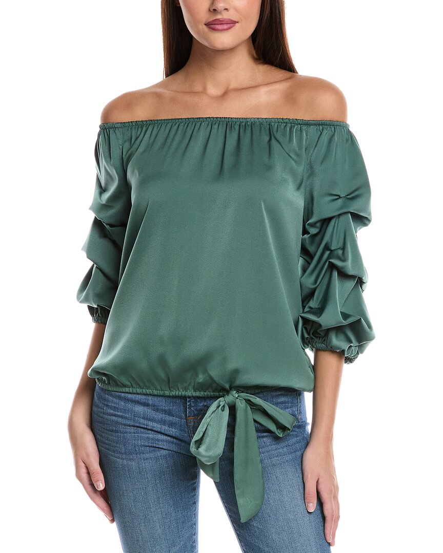 

Винс Камуто блузка с открытыми плечами Vince Camuto, зеленый