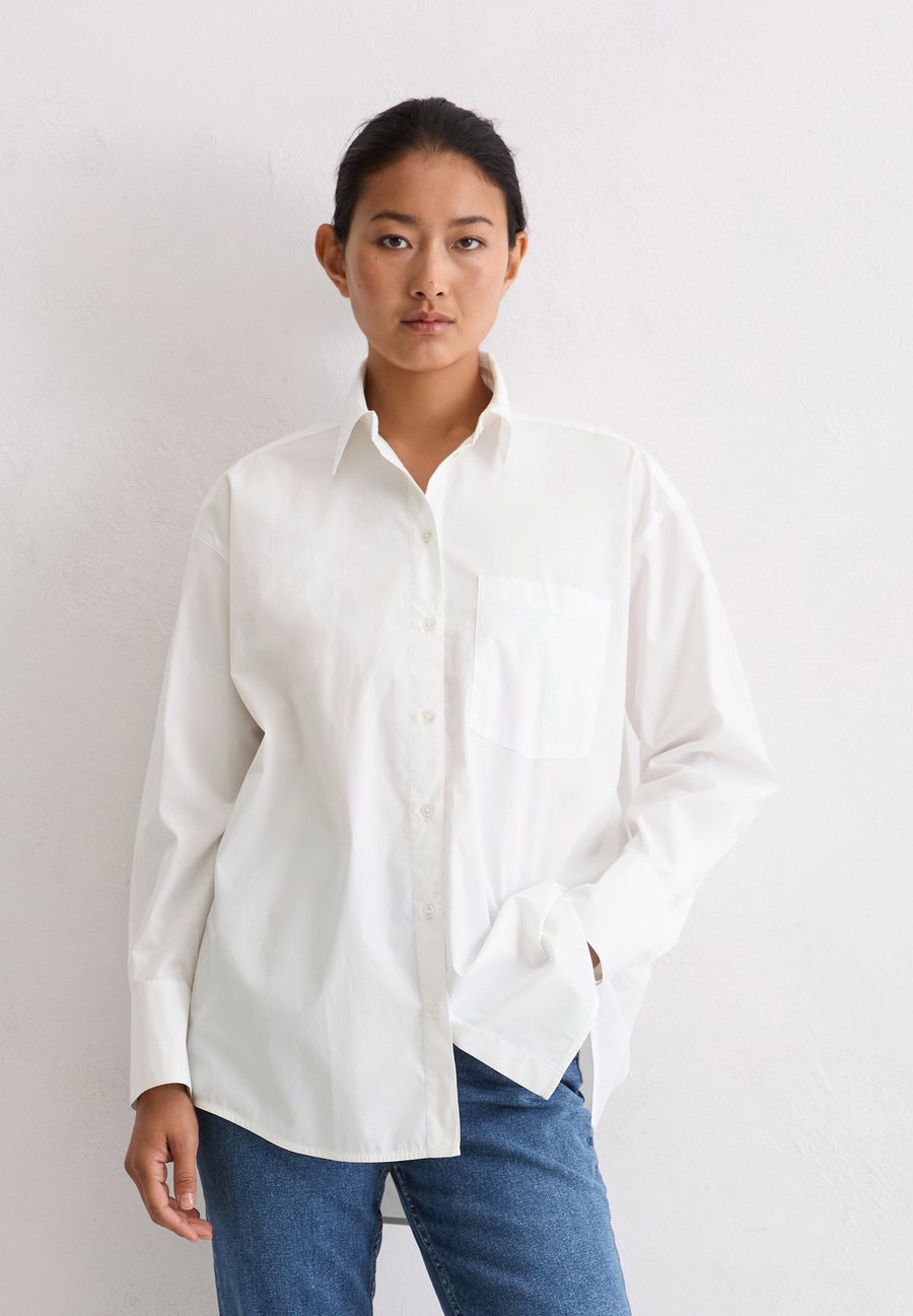 

Блуза Marc O'Polo BOYFRIEND SHAPE AUS STRETCH, White