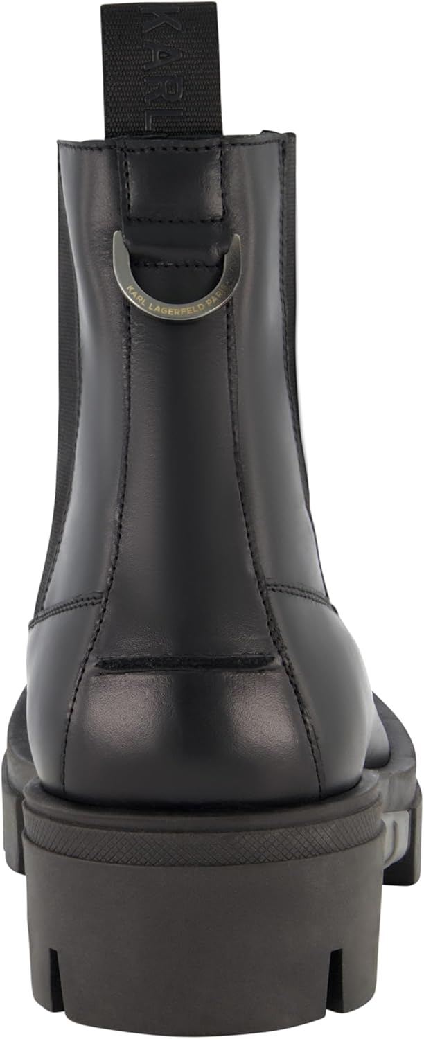 Мужские ботинки KARL LAGERFELD Apron Toe Chelsea, черный — фото 3