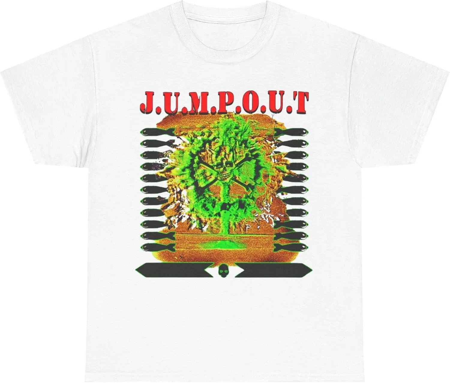 Футболка Osamason Jumpout White Tee, мерч к альбому Jump Out и туру