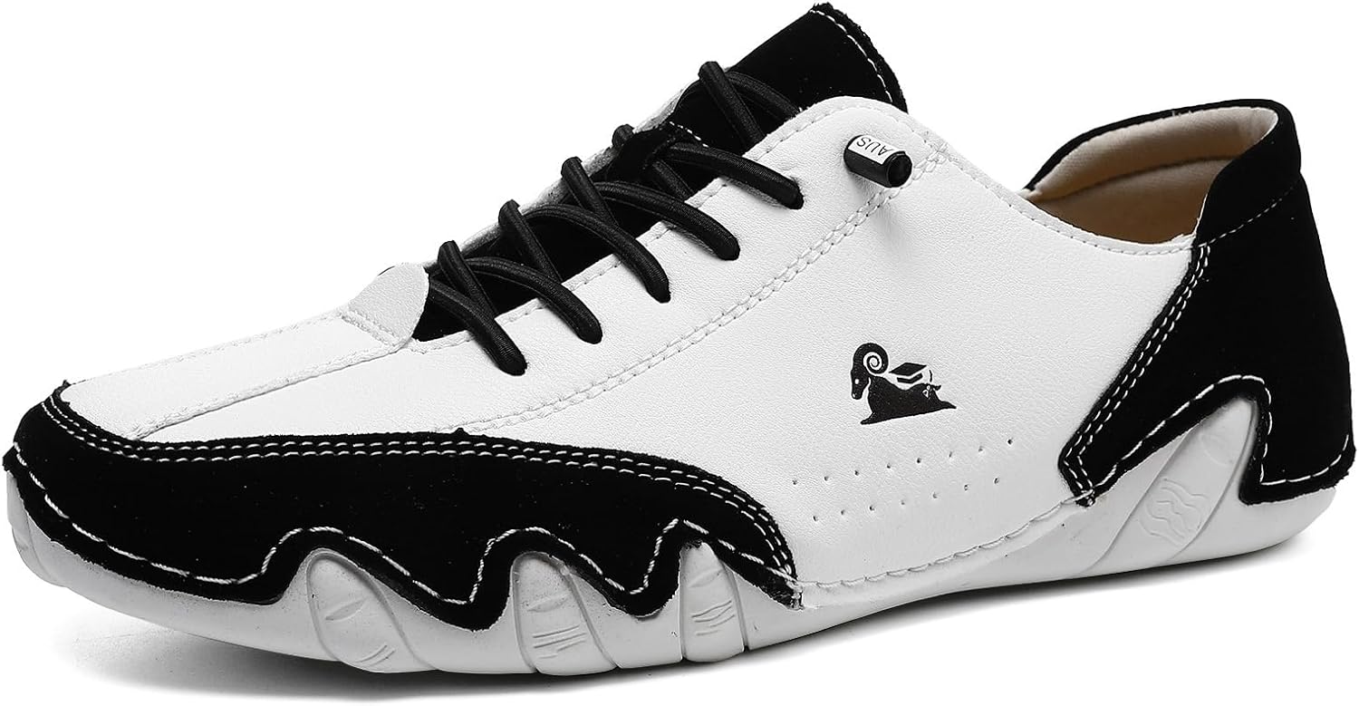 

Мужские слипоны XJYPUU2, удобные, ручной работы, из кожи и замши, низкие, с нескользящей подошвой, минималистичные, для вождения, обувь для ходьбы, A-1