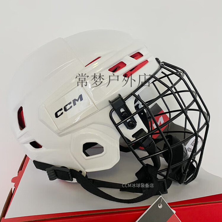 

CCM Шлем TACKS 70 для детей и подростков, для катания на роликах и хоккея на траве, белый M