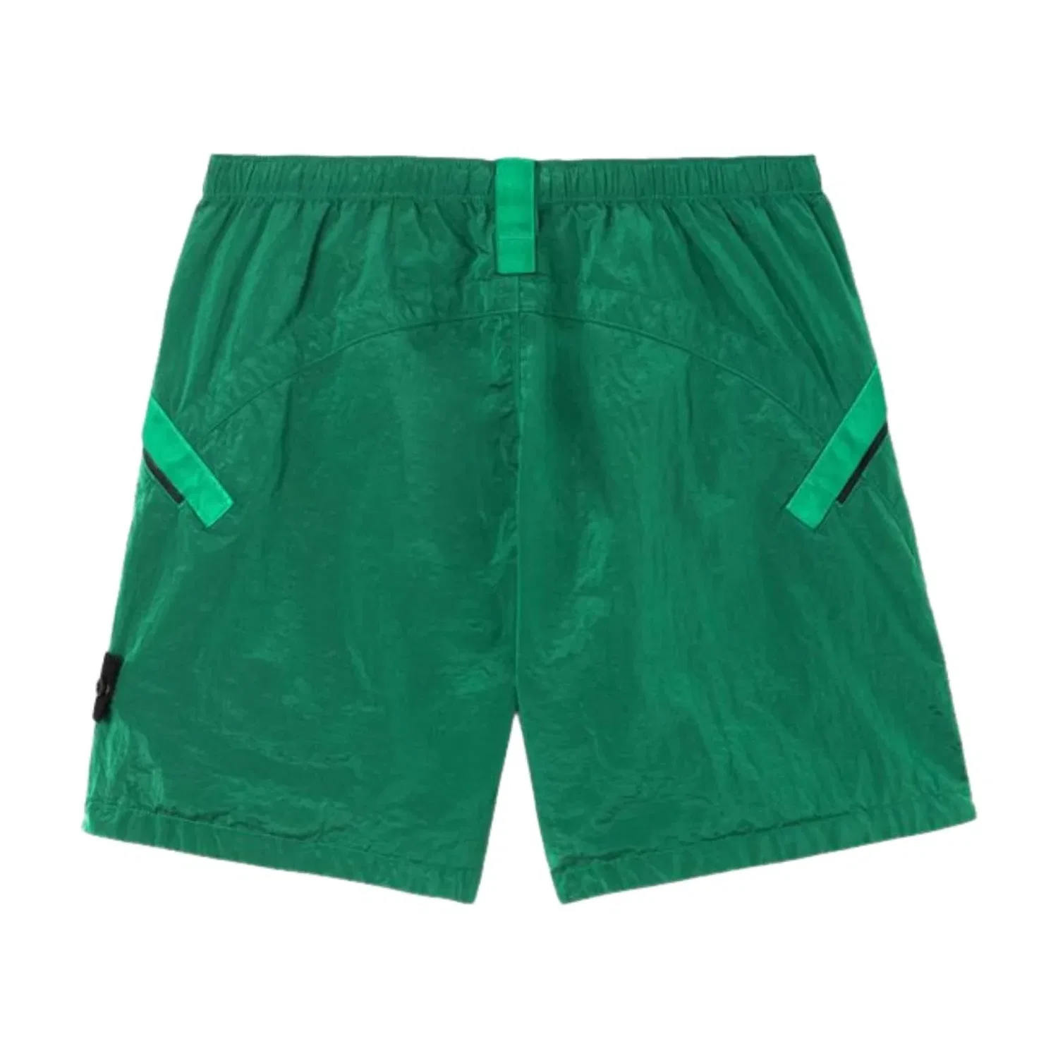 Нейлоновые металлические шорты ECONYL 'Малахит' STONE ISLAND L100008 , зеленый — фото 2
