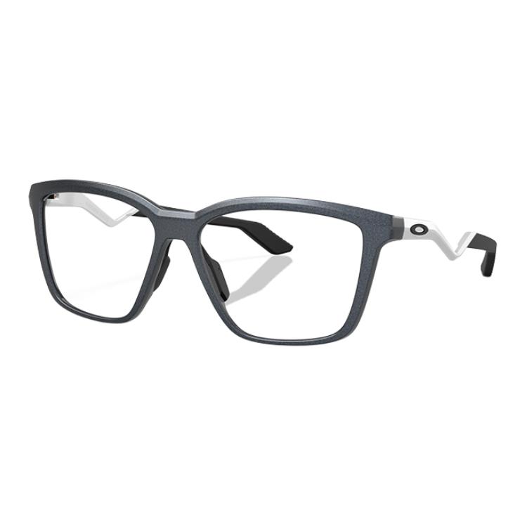 

Oakley Литой пластиковый квадратный очковый каркас унисекс серый, Gray