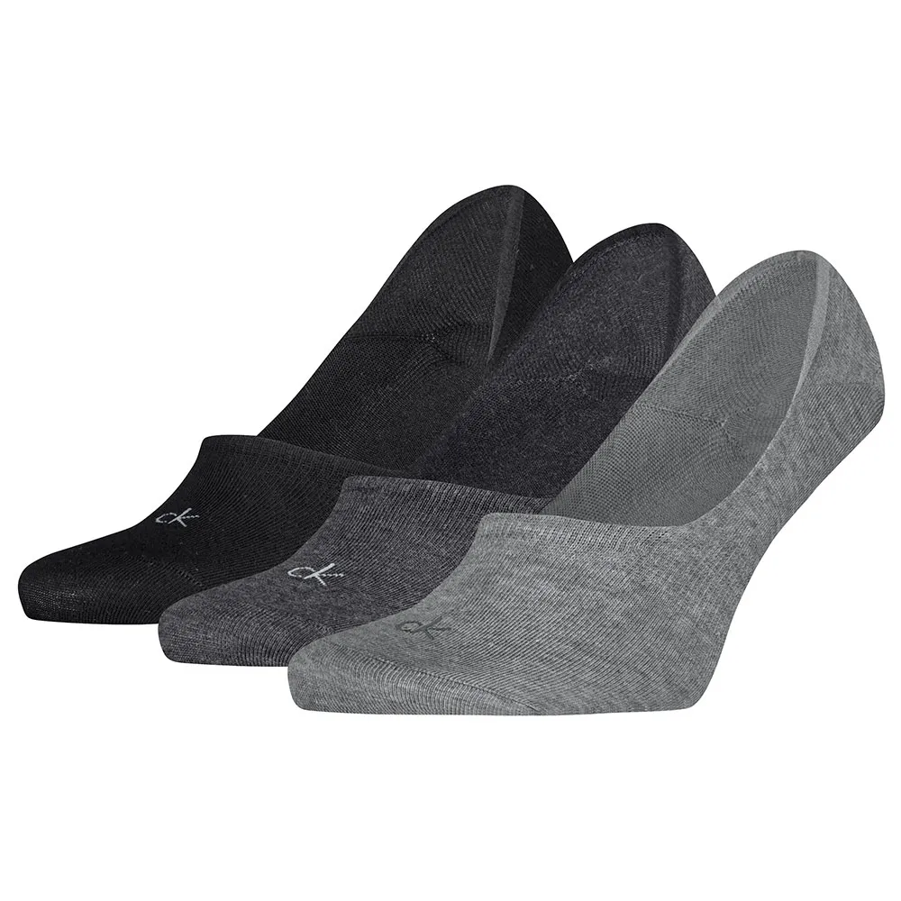 

Носки 3 шт Calvin Klein 701234367 no show, серый