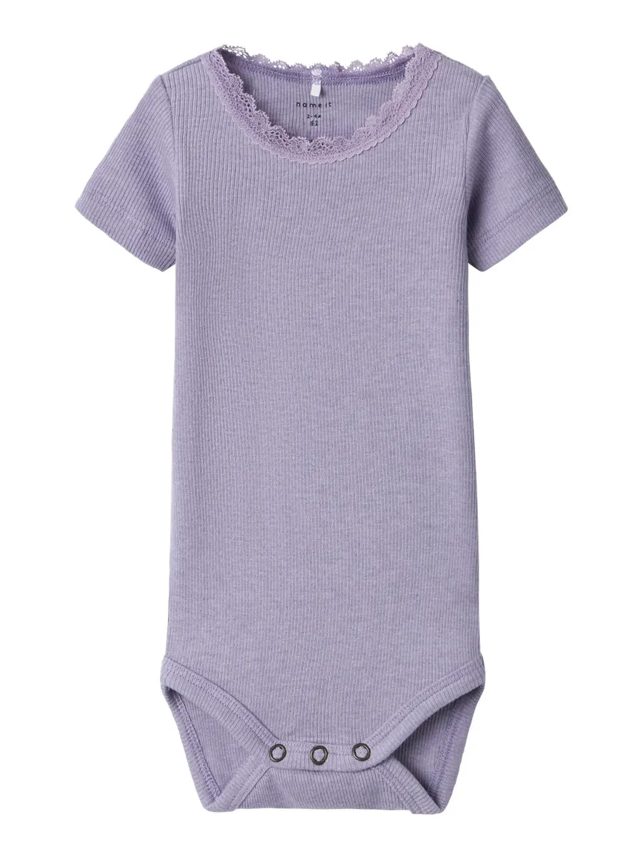 

Name It Боди с короткими рукавами "NBFKAB SS BODY NOOS", цвет Heirloom Lilac