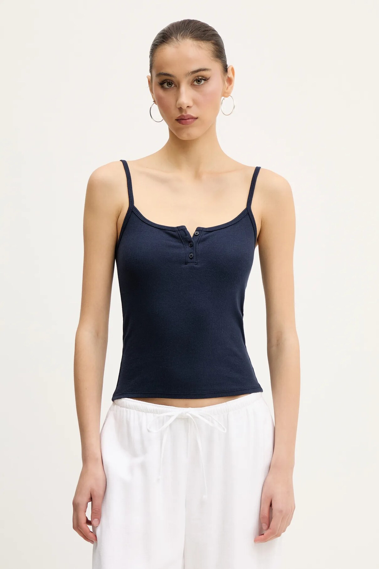 

Топ Hollister Co., темно-синий