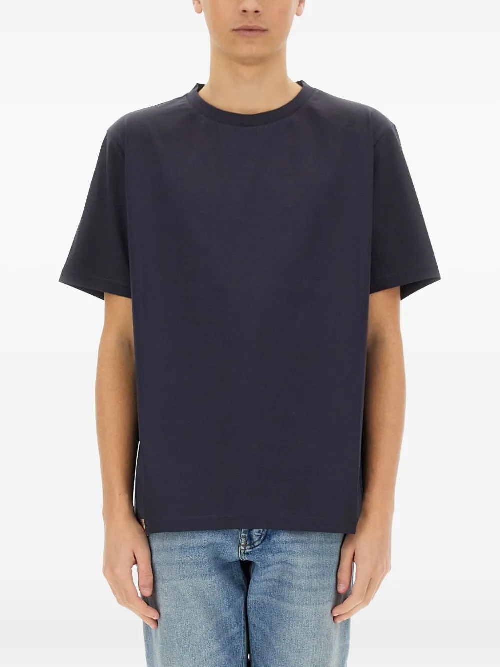 

Футболка из хлопка с круглым вырезом Paul Smith, синий