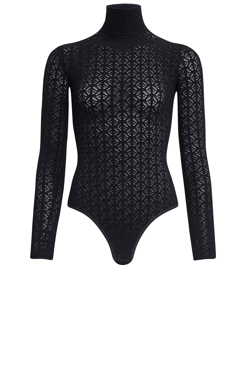 

Боди с водолазкой и длинными рукавами ALAÏA, цвет Noir