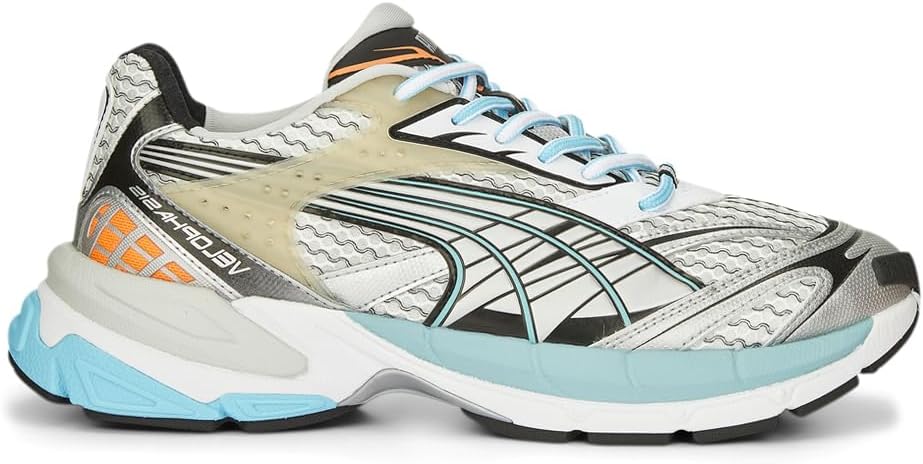 

Мужские кроссовки PUMA Velophasis с поэтапной шнуровкой - серые