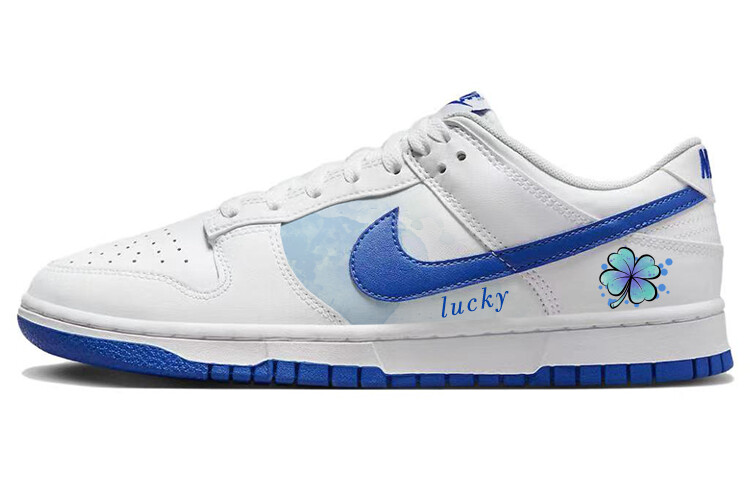 

Кроссовки Nike Dunk Skateboard Shoes Men Low-Top Blue White, Синий, Кроссовки Nike Dunk Skateboard Shoes Men Low-Top Blue White