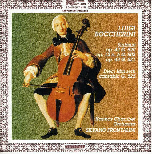 

CD диск Boccherini / Frontalini, Silvano: Sinfonia in Re Magg Op 42 G 520