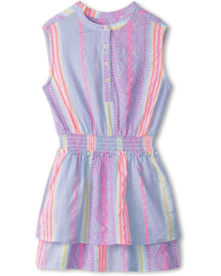 

Платье Hatley Kids Boho Summer Smocked Waist Dress, синий