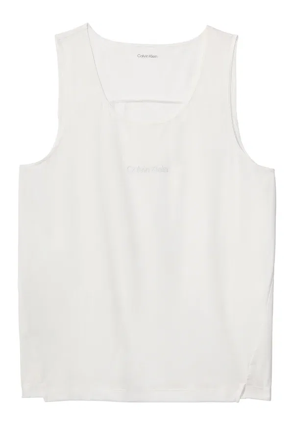 Топ для фитнеса Calvin Klein, классический белый — фото 4
