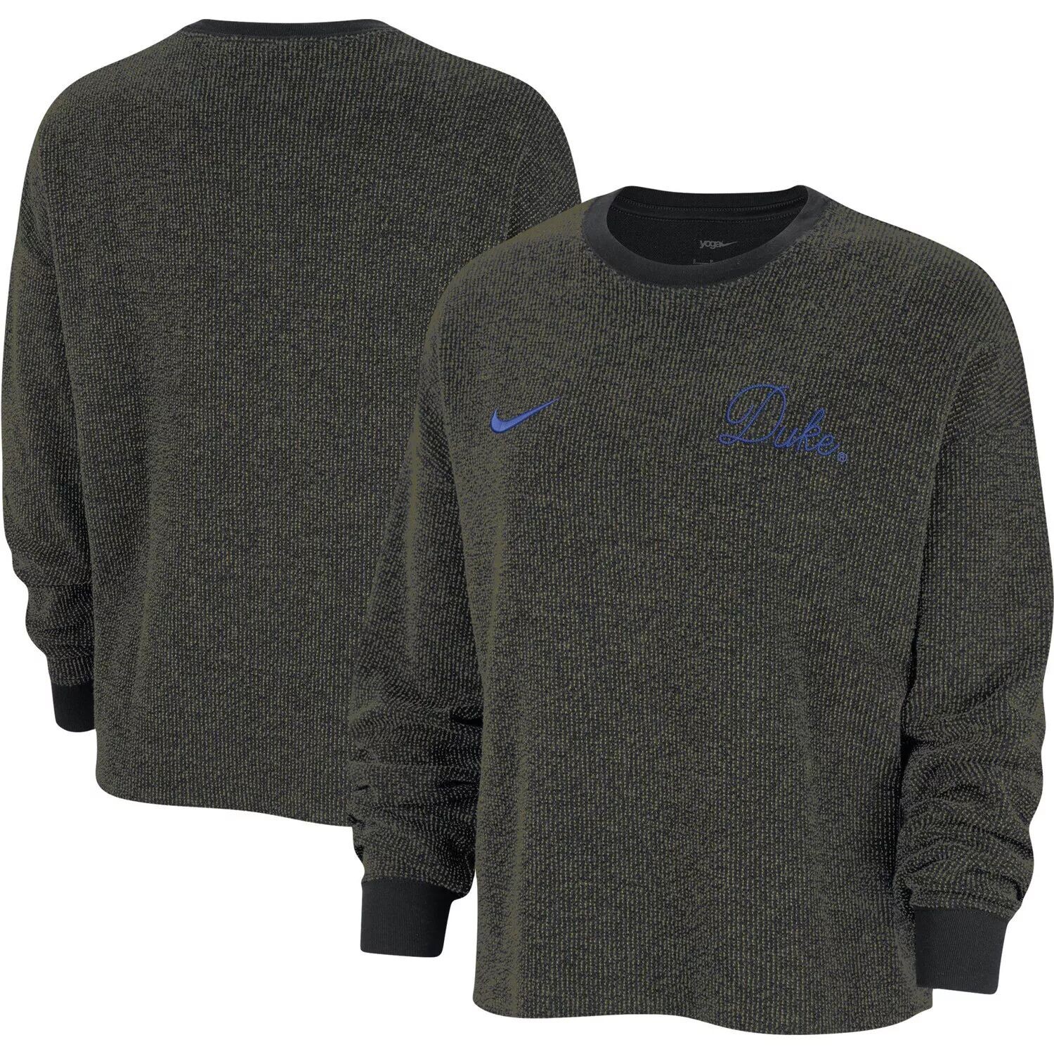 

Женский черный пуловер с надписью Nike Duke Blue Devils для йоги Nike