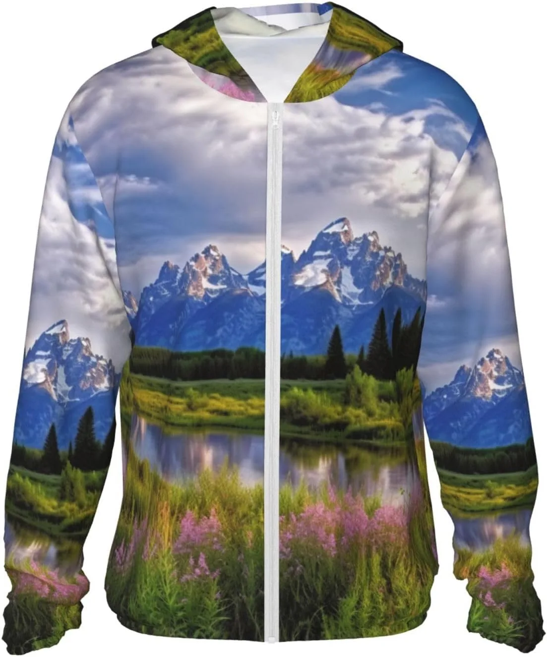 

UPF 50+ худи для защиты от солнца Grand Teton National Park, быстросохнущий лонгслив HCBPWVQA