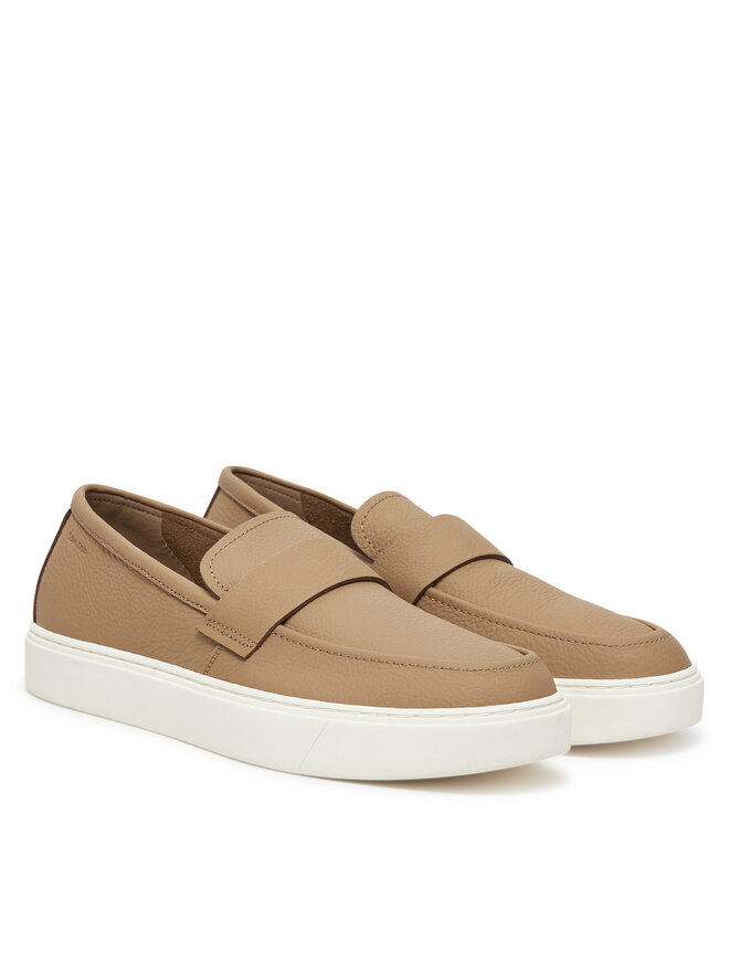 Мокасины Calvin Klein Moccasin Lth Unlined HM0HM01813, коричневый — фото 2