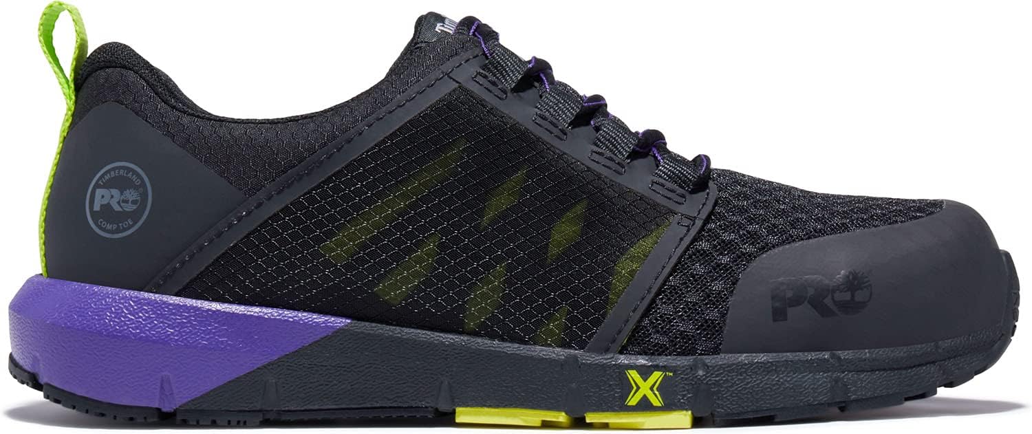 Timberland PRO мужские рабочие ботинки Radius с композитным защитным носком, Black/Purple — фото 2