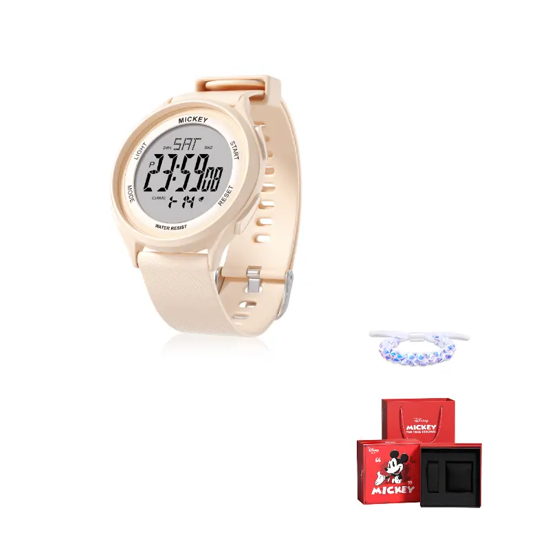 

Disney Часы Mickey Series Electronic Movement Women's Watch White Dial