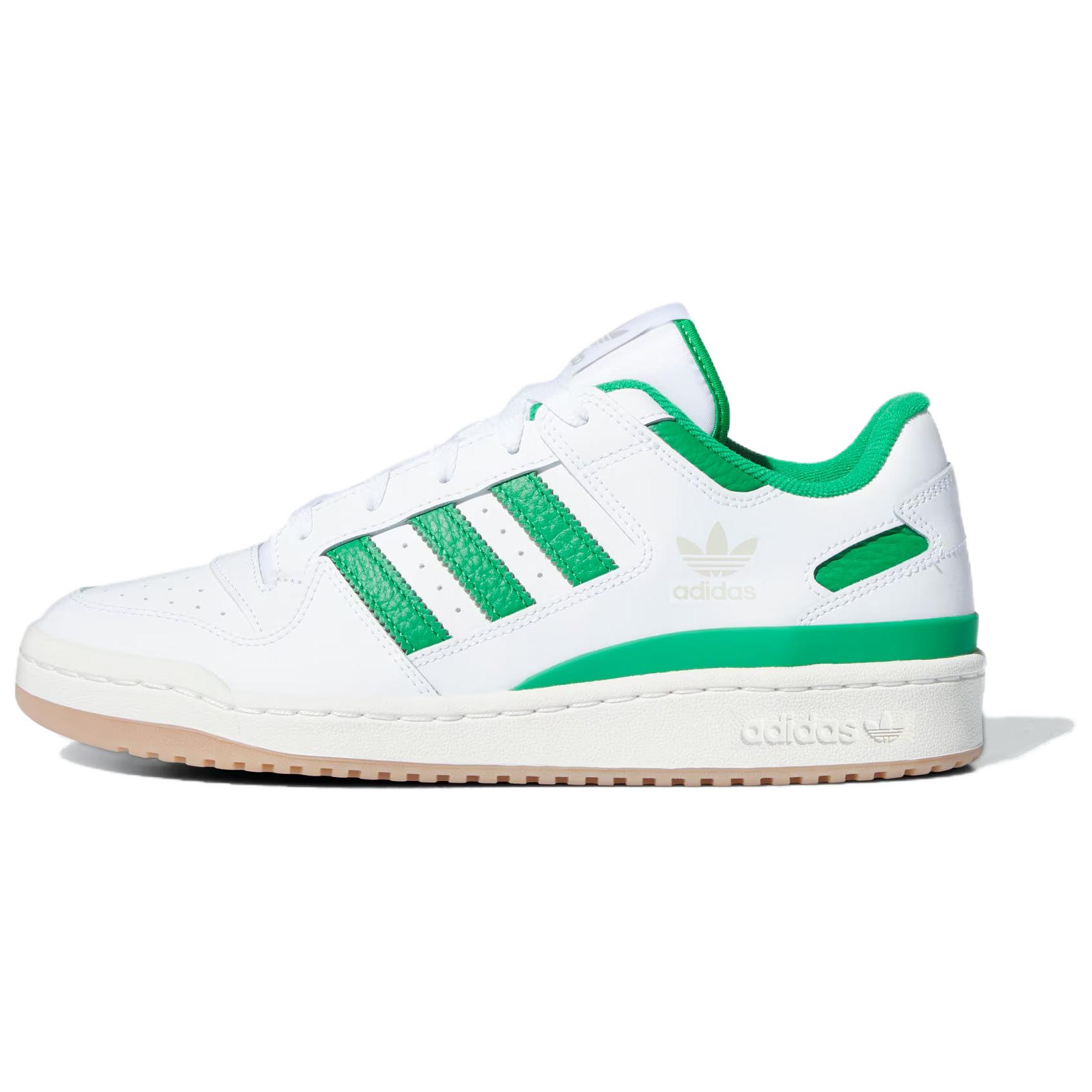 

Кроссовки Adidas Forum Low CL 'White Green', белый/зеленый/белый