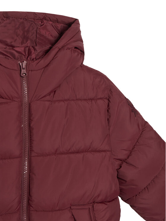 Зимняя куртка regular fit 2WU0CN06N United Colors Of Benetton, красный — фото 3