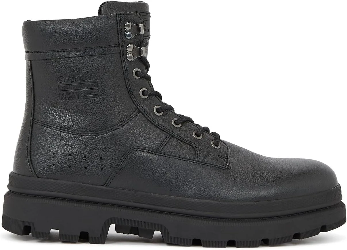 Мужские кроссовки G-Star Arron HGH Lea MBoots, черный — фото 4