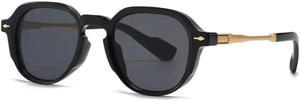 

Модные женские солнцезащитные очки с градиентным переходом цвета и заклепками, роскошные очки для вождения, круглые солнцезащитные очки для мужчин с защитой от УФ-излучения UV400 VFDHN, Tyj181-1