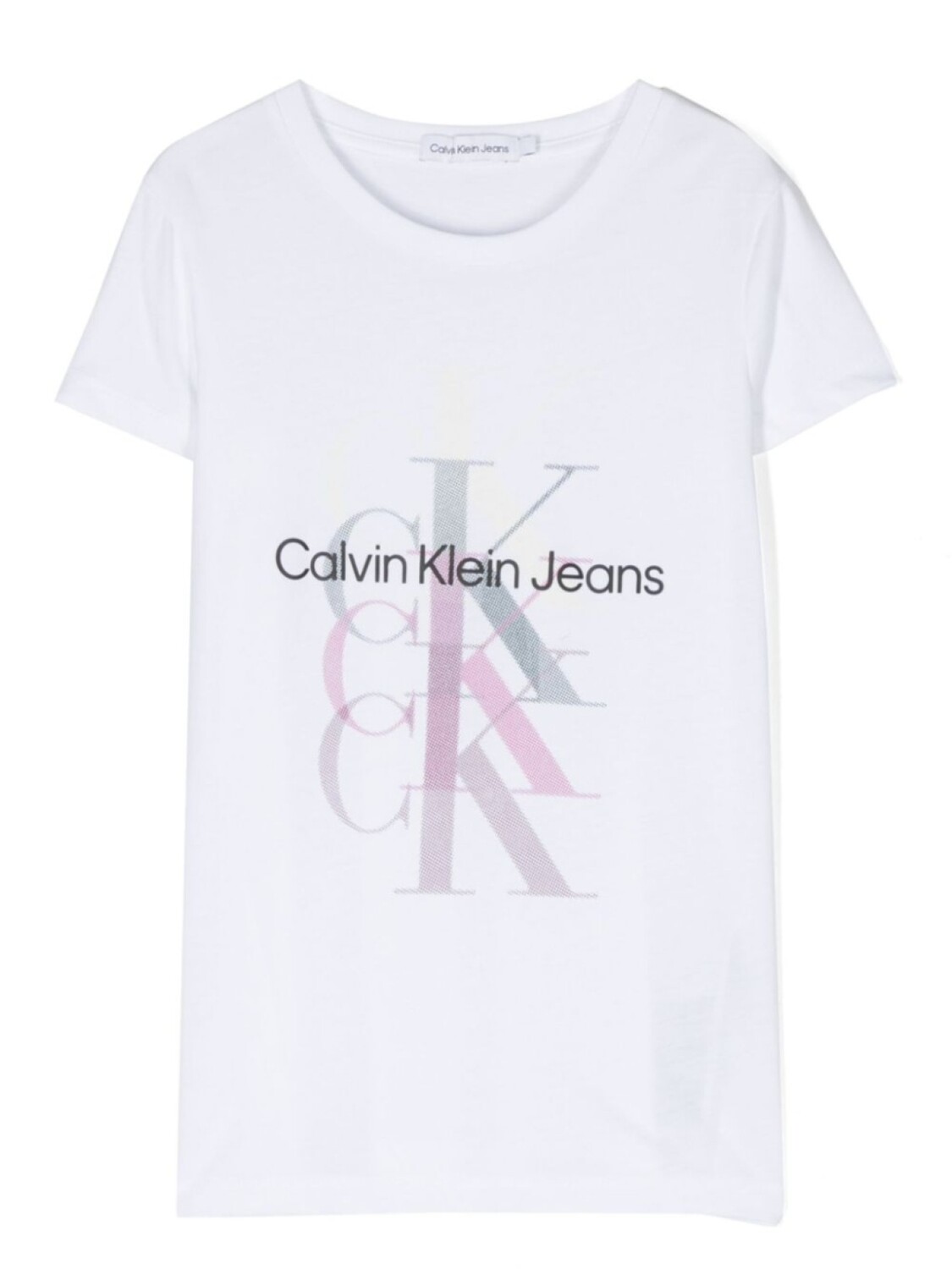 

Футболка с логотипом Calvin Klein Kids, белый