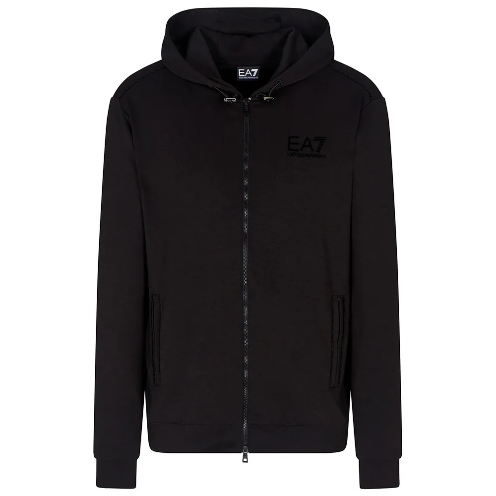 

Толстовка EA7 EMPORIO ARMANI Train Lux Mod Pl St full zip, черный