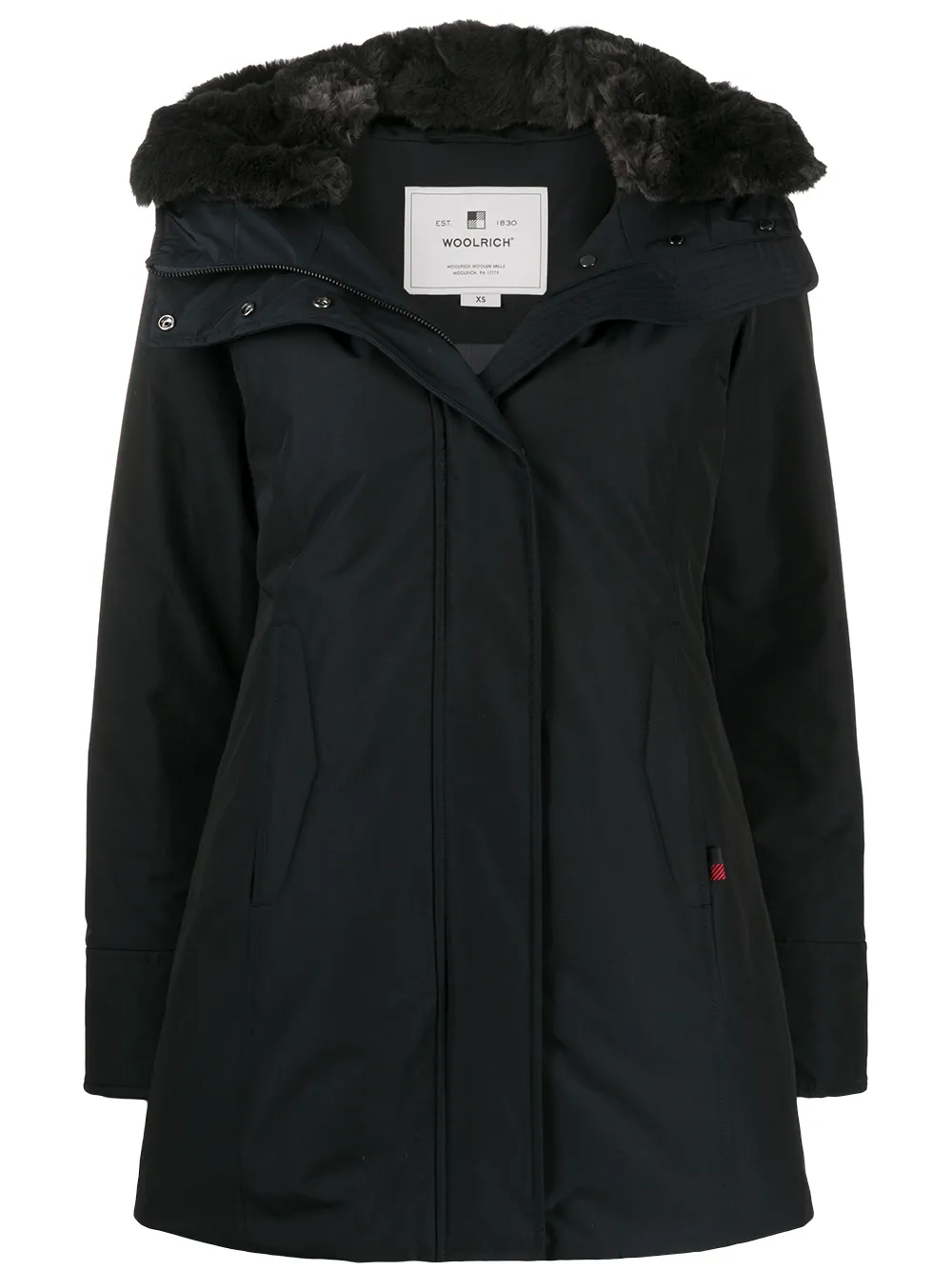

Парка с капюшоном WOOLRICH, синий